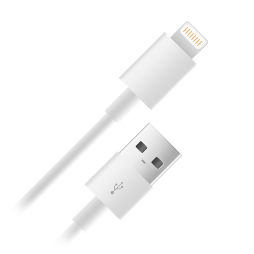 Дата-кабель 003-001 USB-s8pin (lightning) для Apple 1м